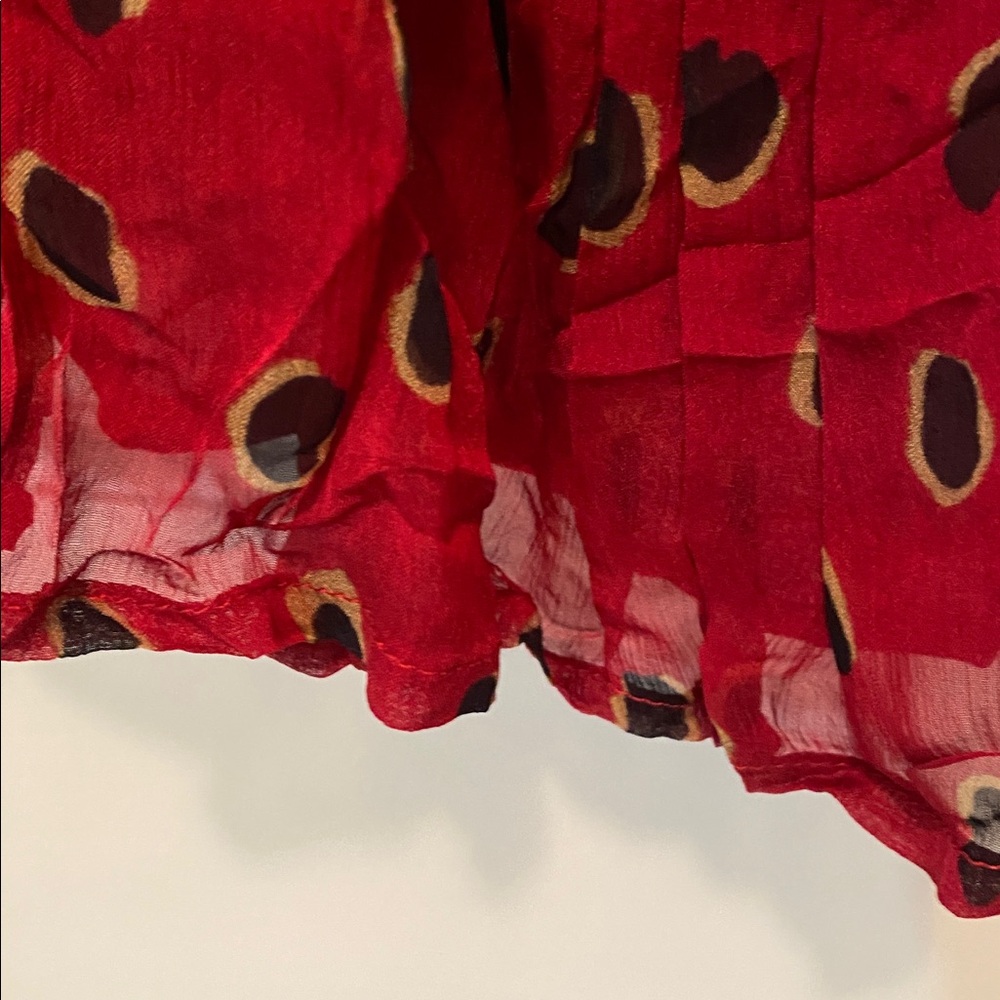 Red Patterned Dress - Picture 5 of 8